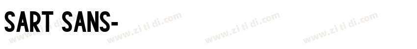 Sart Sans字体转换